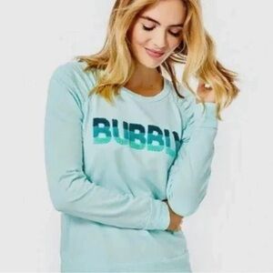 Lilly Pulitzer Bubbly Aldean Sweatshirt Small 💚🩵